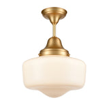 Traditional School House Semi-Flush Mount from the Schoolhouse Collection