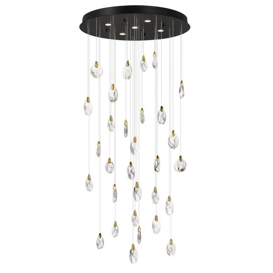 Multi Light Pendant from the Pebble Collection