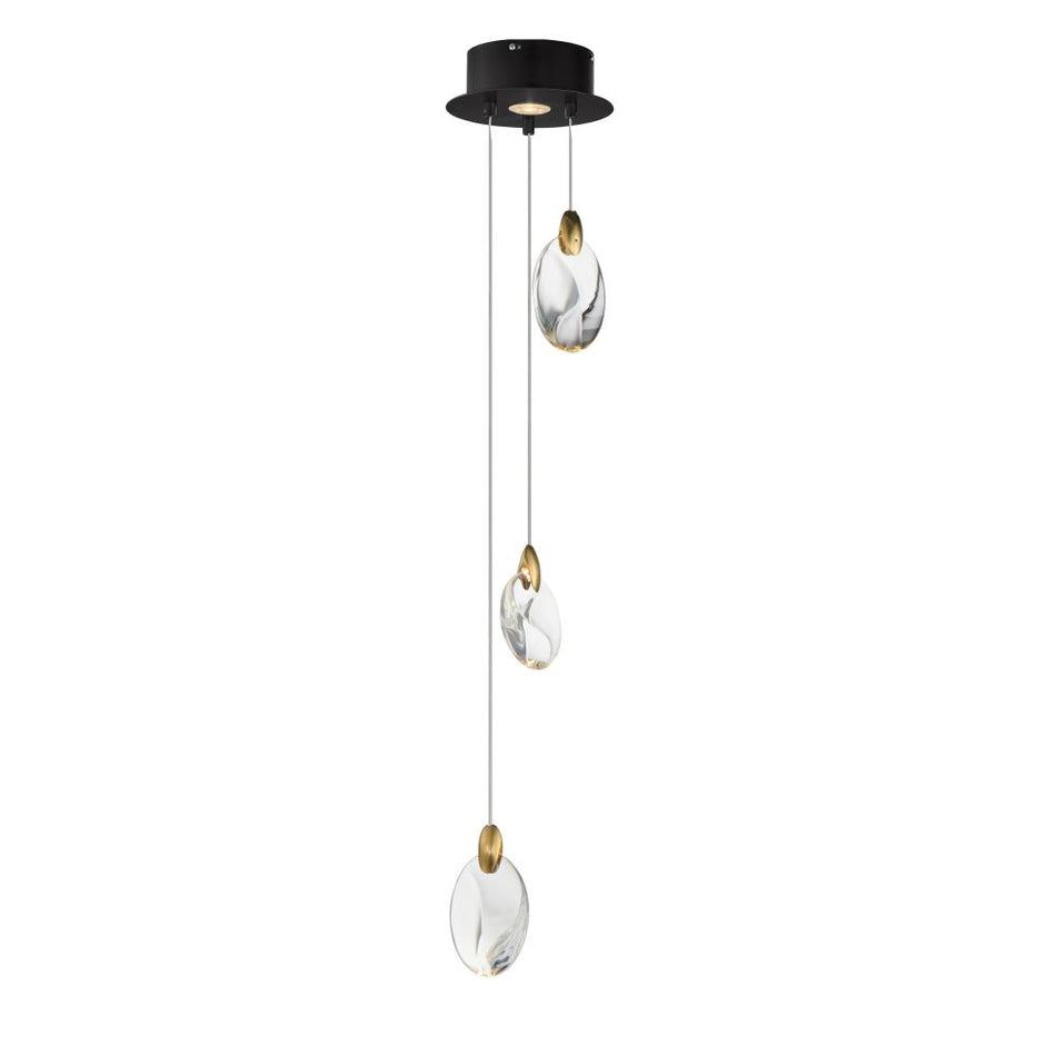 Multi Light Pendant from the Pebble Collection