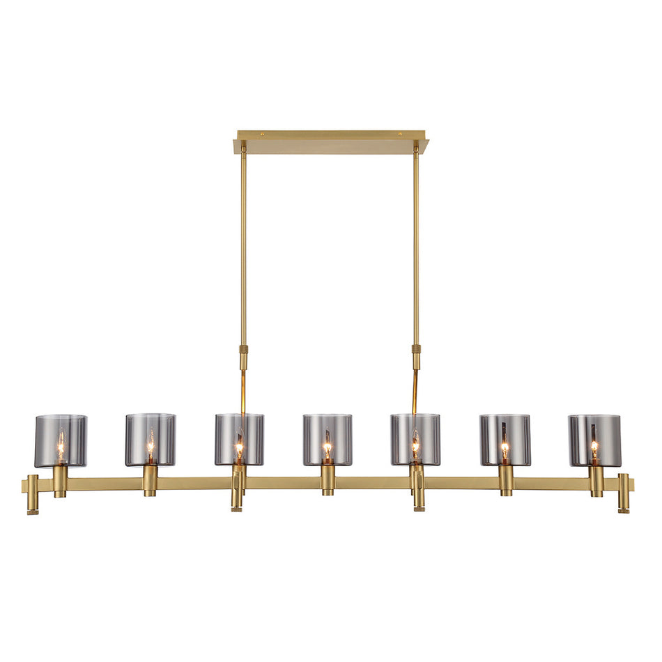 Contemporary 7 Light Chandelier from the DECATO Collection