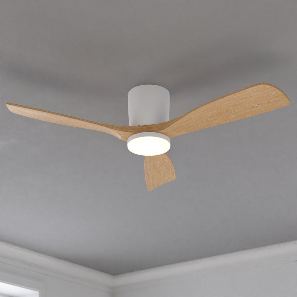 Maplewood 52-in. LED Ceiling Fan Matte White