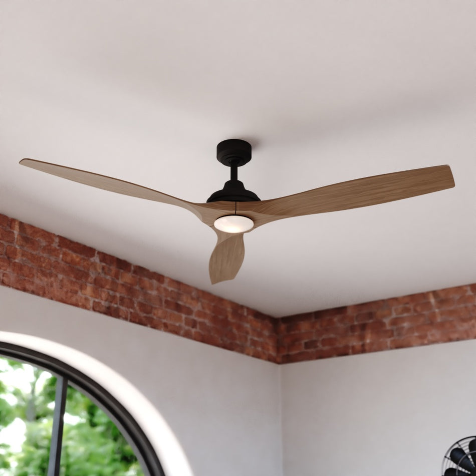 Niles 60-in. LED Ceiling Fan Black
