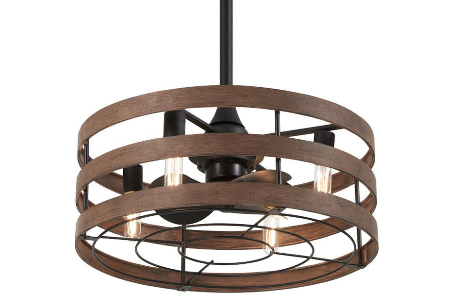 Transitional Ceiling Fans With Light from the Audrey Collection