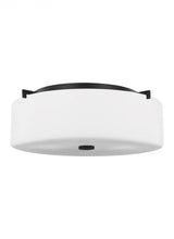 Modern Drum Shade Flush Mount from the Sunset Drive Collection