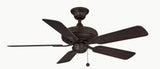 Traditional Exterior Fan from the Edgewood 44 Collection