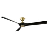 Modern Ceiling Fan from the TORQUE Collection