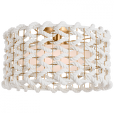 Traditional Drum Shade Flush Mount from the Catania Collection