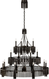 Sutton 50" Three Tier Chandelier