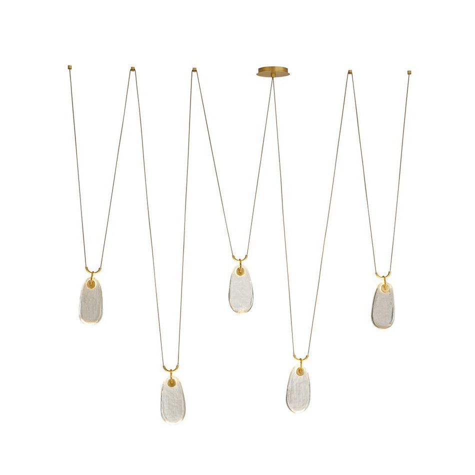 5 Light Chandelier from the Melt Collection