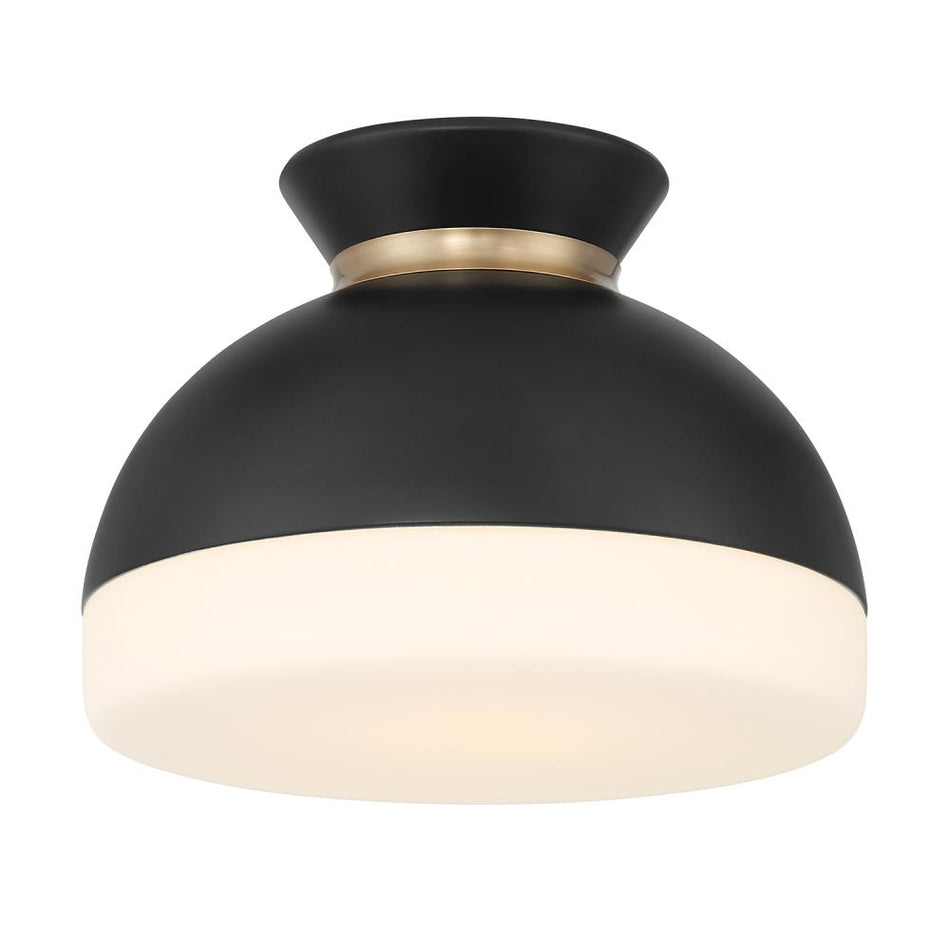Mid-Century Modern Bowl Flush Mount from the Gidget Collection