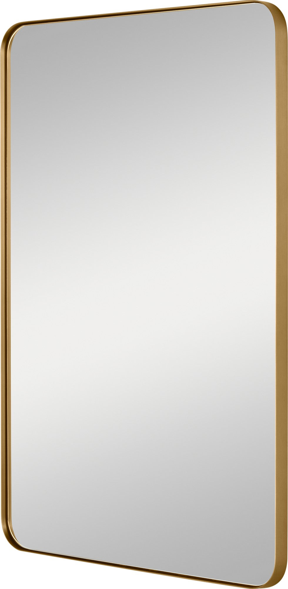 Planer Medium Rectangular Mirror Burnished Brass MR1304BBS