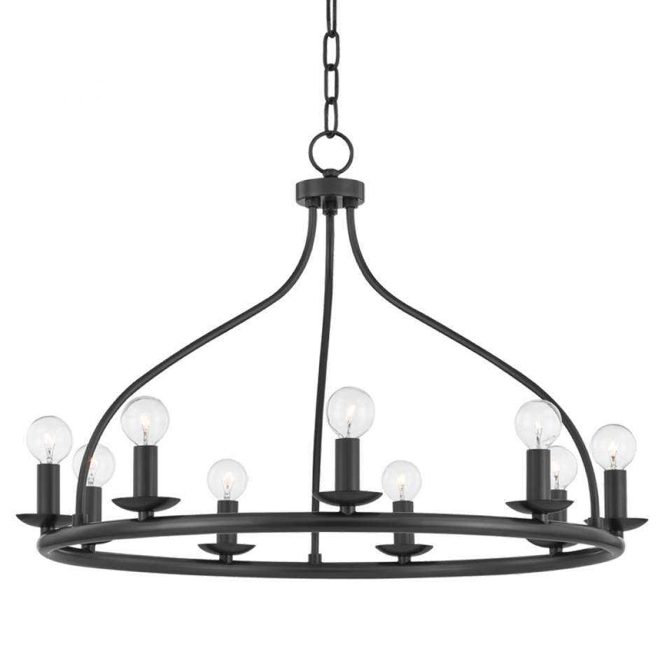 Transitional 9 Light Chandelier from the Kendra Collection