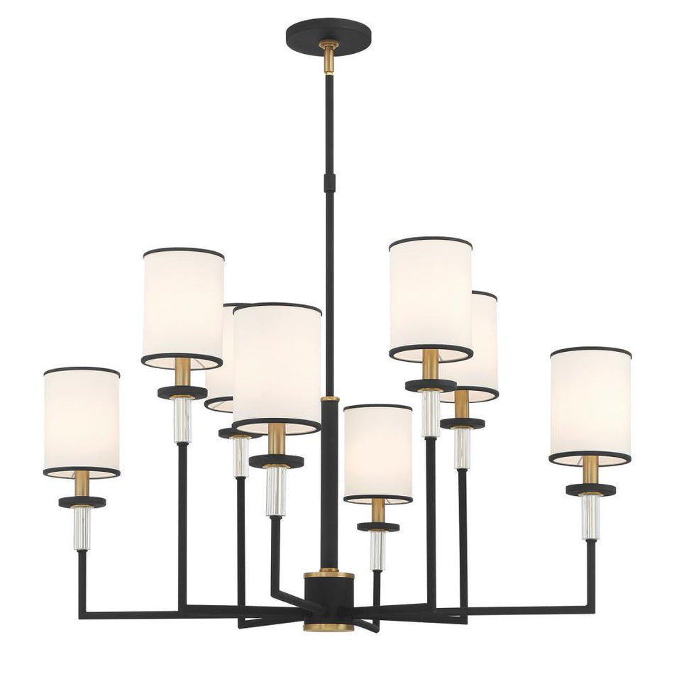 Transitional Chandelier from the Hatfield Collection