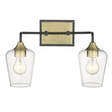 Transitional Vanity Light from the Gladys Collection