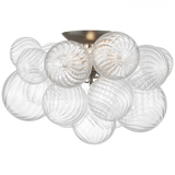 Modern Flush Mount from the Talia Collection