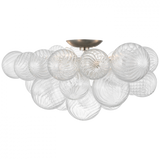 Modern Flush Mount from the Talia Collection