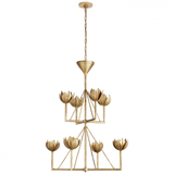 Casual 8 Light Chandelier from the Alberto Collection