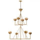 Casual 8 Light Chandelier from the Alberto Collection