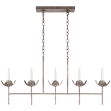 Casual 5 Light Chandelier from the Illana Collection