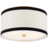 Modern Drum Shade Flush Mount from the Walker Collection
