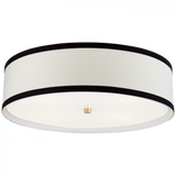 Modern Drum Shade Flush Mount from the Walker Collection