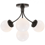 Modern Flush Mount from the Prescott Collection