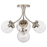 Modern Flush Mount from the Prescott Collection