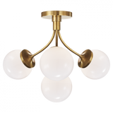 Modern Flush Mount from the Prescott Collection