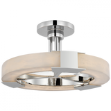 Modern Drum Shade Semi-Flush Mount from the Covet Collection