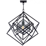 Modern 1 Light Chandelier from the Cubist Collection