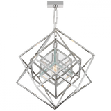 Modern 1 Light Chandelier from the Cubist Collection
