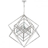 Modern 4 Light Chandelier from the Cubist Collection