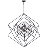 Modern 5 Light Chandelier from the Cubist Collection