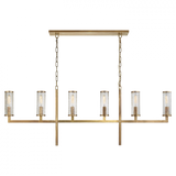 Modern 6 Light Chandelier from the Liaison Collection
