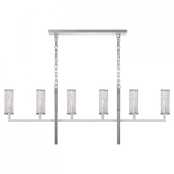 Modern 6 Light Chandelier from the Liaison Collection