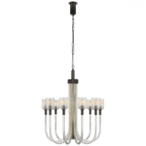 Modern 10 Light Chandelier from the Reverie Collection