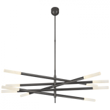 Modern 1 Light Chandelier from the Rousseau Collection