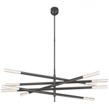 Modern 1 Light Chandelier from the Rousseau Collection