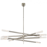 Modern 1 Light Chandelier from the Rousseau Collection