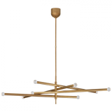 Modern 1 Light Chandelier from the Rousseau Collection