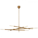 Modern 1 Light Chandelier from the Rousseau Collection