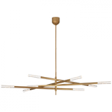 Modern 1 Light Chandelier from the Rousseau Collection