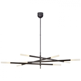 Modern 1 Light Chandelier from the Rousseau Collection