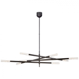 Modern 1 Light Chandelier from the Rousseau Collection