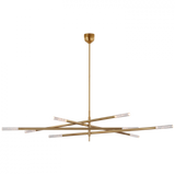 Modern 1 Light Chandelier from the Rousseau Collection