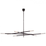 Modern 1 Light Chandelier from the Rousseau Collection