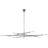 Modern 1 Light Chandelier from the Rousseau Collection