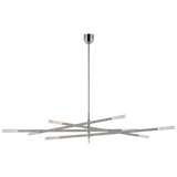 Modern 1 Light Chandelier from the Rousseau Collection