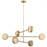 Modern 1 Light Chandelier from the Melange Collection