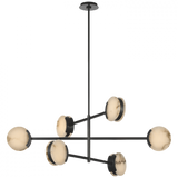Modern 1 Light Chandelier from the Melange Collection